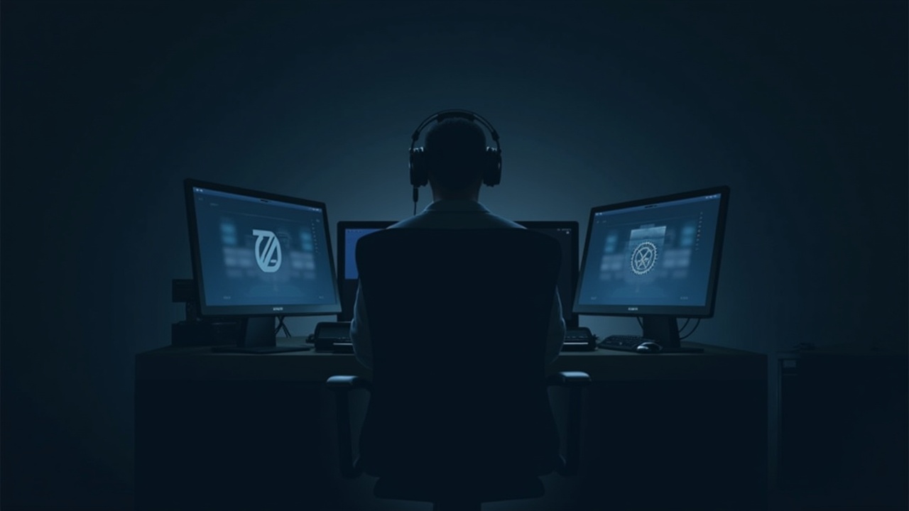 Newsroom portrait: analyst at desk with Base logo and ZEN ERC-20 icon, signaling Horizen launch.