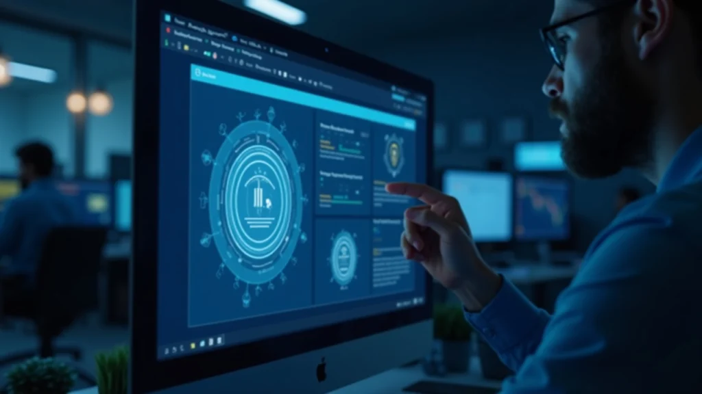 Newsroom analyst reviews a monitor showing Hyperliquid governance data and the HYPE logo, signaling fund sidelining.