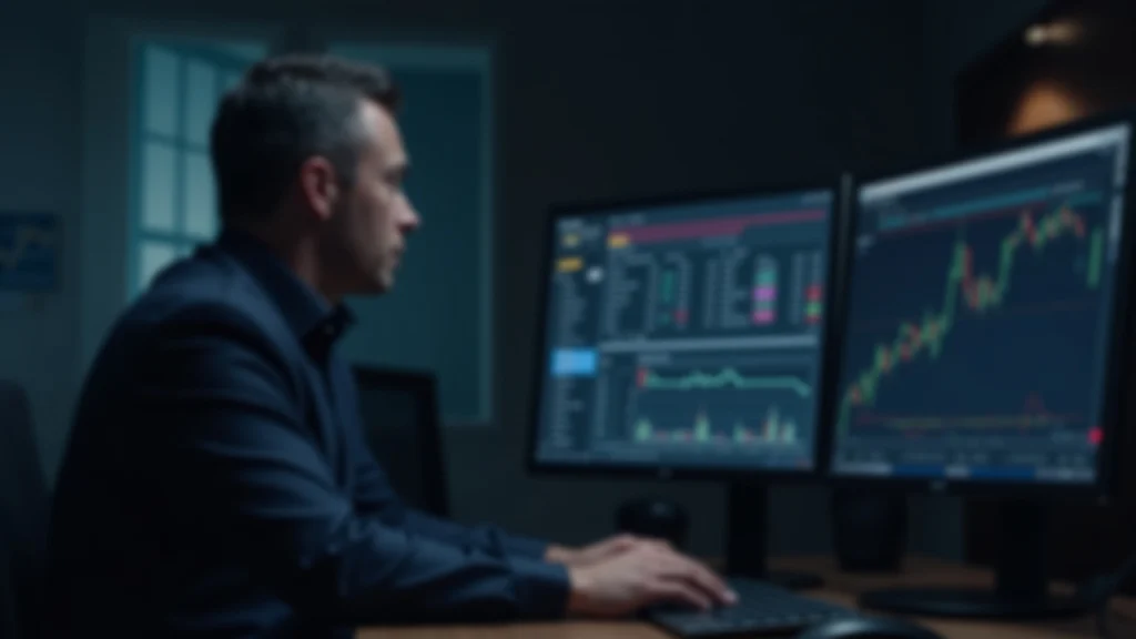 Financial analyst at a newsroom desk monitors Binance withdrawal status after AWS disruption.