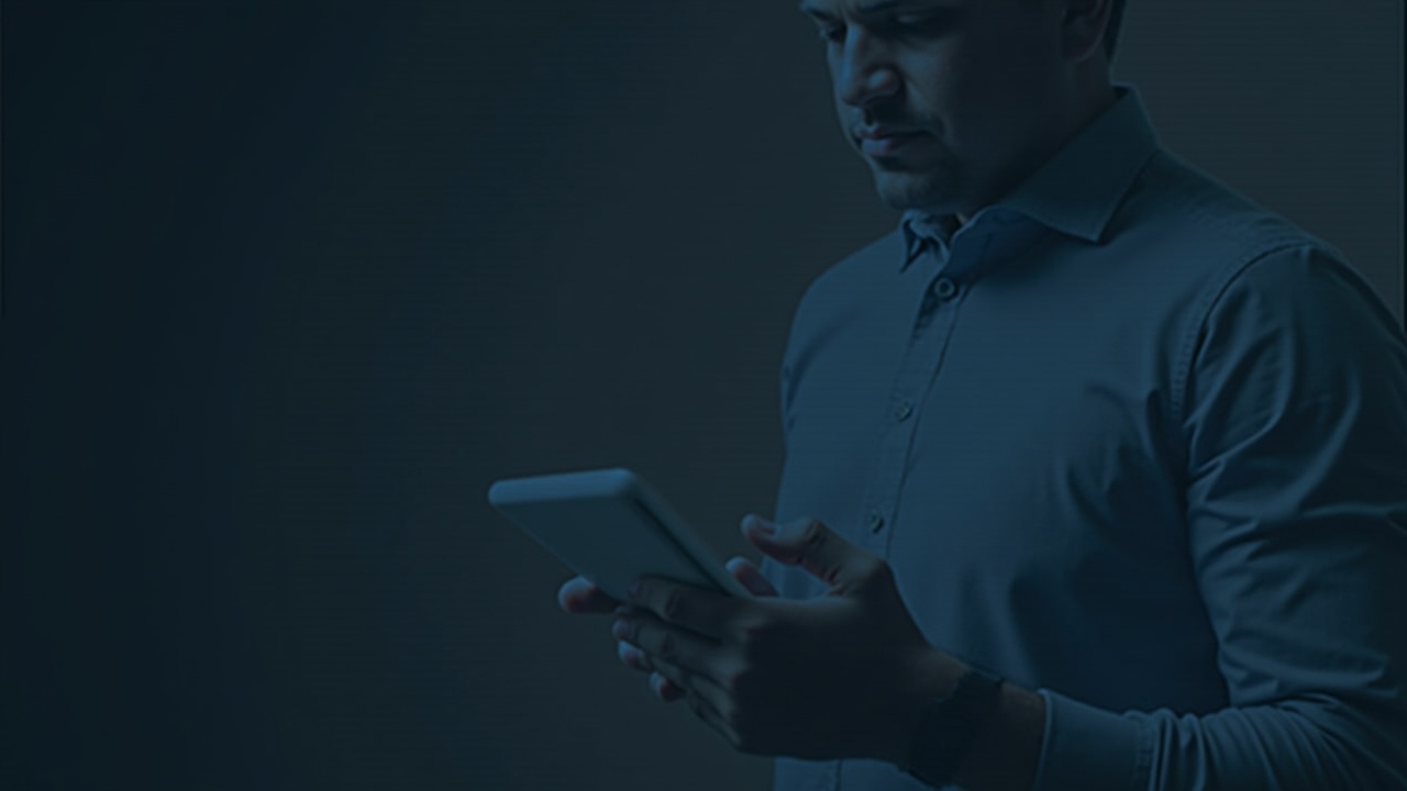 Analyst in newsroom reviewing tablet showing cross-border stablecoins, Meta icons, and a Stripe logo.