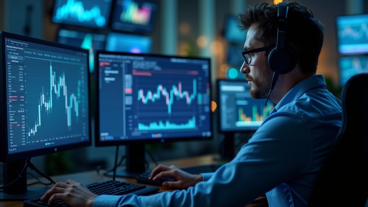 Newsroom analyst at a desk with monitors showing DOT icons and a Polkadot bridge schematic, illustrating cross-chain liquidity concerns.