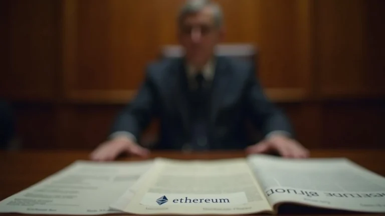 New York judge with Ethereum logo on court documents and briefs referencing Arbitrum and Kelp DAO.