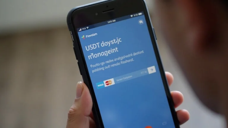 Editorial shot of Revolut app showing blocked USDT purchases for eligible EU users under MiCA, with July 6 and Aug 31.