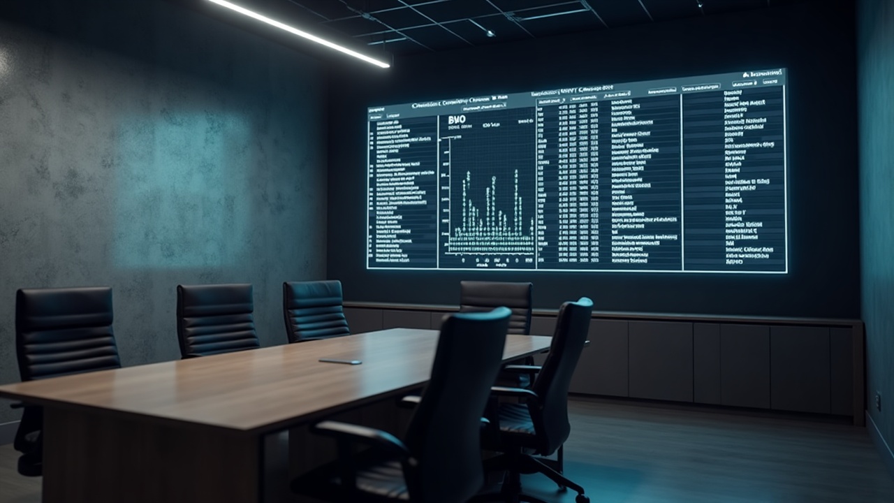 BlackRock office with an on-chain ledger overlay illustrating tokenized money market funds for stablecoin reserves.