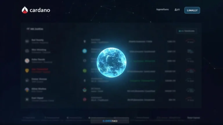 Lit Earth Node NFT prominently displayed on a Cardano marketplace interface with Cardano branding.